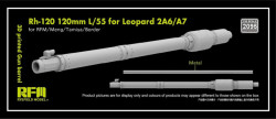 3D print.Gun barrel Rh-120 120mm L55 Leopard 2A6/7