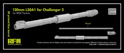 3D print.Gun barrel 120mm L30A1 for Challenger 2