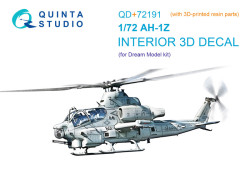 AH-1Z 3D-Printed & coloured Interior on decal paper (Dream Model)
