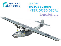 PBY-5 Catalina 3D-Printed & coloured Interior on decal paper (Academy)