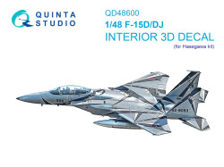 F-15D/F-15DJ 3D-Printed & coloured Interior on decal paper (Hasegawa)