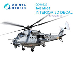 Mi-35 3D-Printed & coloured Interior on decal paper (Trumpeter)