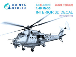 Mi-35 3D-Printed & coloured Interior on decal paper (Trumpeter) (Small version)