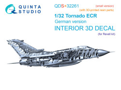 Tornado ECR German 3D-Printed & coloured Interior on decal paper (Revell) (Small version) (with 3D-p