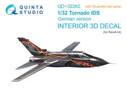 Tornado IDS German 3D-Printed & coloured Interior on decal paper (Revell) (with 3D-printed resin par