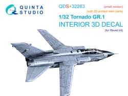 Tornado GR.1 3D-Printed & coloured Interior on decal paper (Revell) (Small version) (with 3D-printed