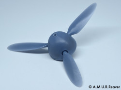 Spinner and prop blades for Bf109G-2/3/4/5/6/8/14 Hasegawa/Revell
