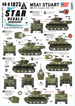 US M5A1 Stuart.