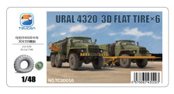 URAL 4320  3D FLAT TIRE×4