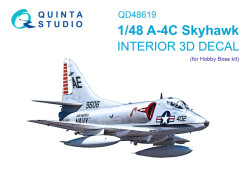 A-4C Skyhawk 3D-Printed & coloured Interior on decal paper (Hobby Boss)