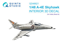 A-4E Skyhawk 3D-Printed & coloured Interior on decal paper (Hobby Boss)