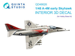 A-4M Skyhawk 3D-Printed & coloured Interior on decal paper (Hobby Boss)