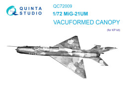 MiG-21UM vacuumed clear canopy (KP)