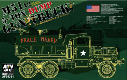 M51A2 5-ton 6x6 Dump Gun Truck