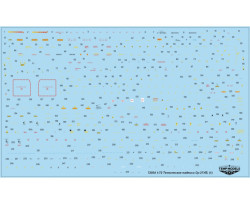 TECHNICAL INSCRIPTION DECAL FOR SU-27UB
