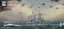 U.S. Navy Light Cruiser CL-55 USS CLEVELAND-Deluxe
