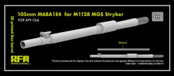 3D print.Gun barrel 105mm M68A1E4 f.M1128 MGS