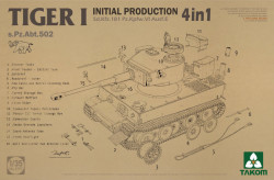 Tiger I Initial Production 4 in 1 s.Pz.Abt. 502