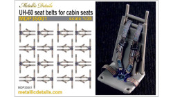 UH-60 seat belts for cabin seats