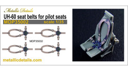 UH-60 seat belts for pilot seats