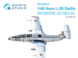 L-29 Delfin 3D-Printed & coloured Interior on decal paper (AMK)