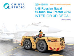 Russian naval tow tractor 3913 3D-Printed & coloured Interior on decal paper (RFM) (with 3D-printed 