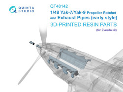 Yak-7B/Yak-9D Ratchet and early Exhaust (Zvezda)