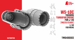 WS-10C TAIHANG TURBOFAN ENGINE FOR J-20 (NOZZLE CLOSE)