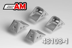 Set of chassis wheel pads type 2 "wide" (6 pieces)