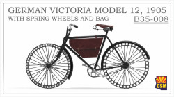 German Victoria Mod.12, 1905, w.spring wheels+bag