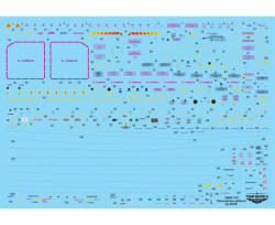 TECHNICAL INSCRIPTION DECAL FOR SU-30SM