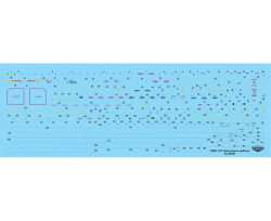 TECHNICAL INSCRIPTION DECAL FOR SU-30SM