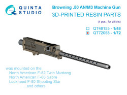 Browning .50 ANM3 Machine Gun, 4 pcs (for all kits)