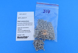 End connectors (w. tube pins) for tracks VVSS M4 Sherman, only end connectors 380 pcs