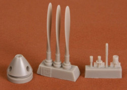 P-39 Airacobra - Propeller Set (Curtiss) for Eduard, Hasegawa