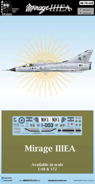 Mirage IIIEA Argentina Low Visibility