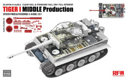 Tiger I Mid. prod. (clear parts) 2-in-1 INTERIOR