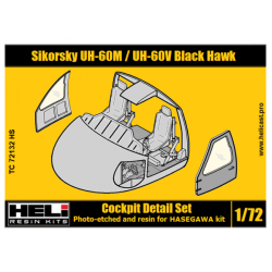 Sikorsky UH-60M UH-60V Black Hawk Cockpit Detail Hasegawa