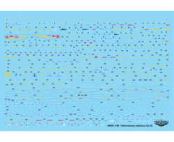 TECHNICAL INSCRIPTION DECAL FOR SU-25