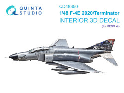 F-4E 2020 Terminator 3D-Printed & coloured Interior on decal paper (MENG)