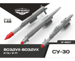 Set of air-to-air weapons: R-73, R-77