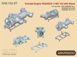 Turbojet Engine PEGASUS 11 MK 103/w Stand