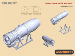 Turbojet Engine R-95SH/w Stand