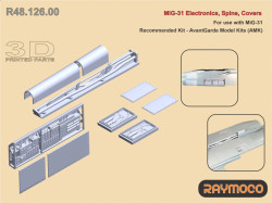 MiG-31 Electronics, Spine, Covers (AMK)