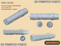 Turbojet Engine F100-PW-229 for F-16 (Tam)