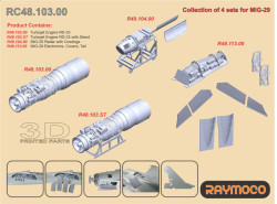 Collection of 4 sets for MiG-29