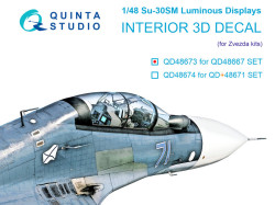 Su-30SM  luminous displays for QD/QDS-48667 sets (Zvezda)