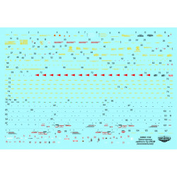 TECHNICAL INSCRIPTION DECAL FOR SU-25SM (minimum)