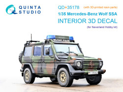 Mercedes-Benz Wolf SSA 3D-Printed & coloured Interior on decal paper (Neverland Hobby) (with 3D-