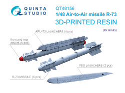 R-73 Air-to-Air Missiles with Launchers, 6 pcs (for all kits)